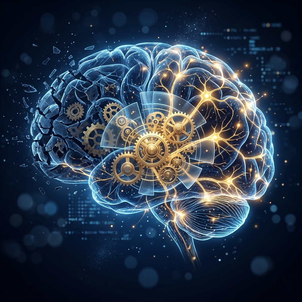 Reprogramming the mind conceptual image